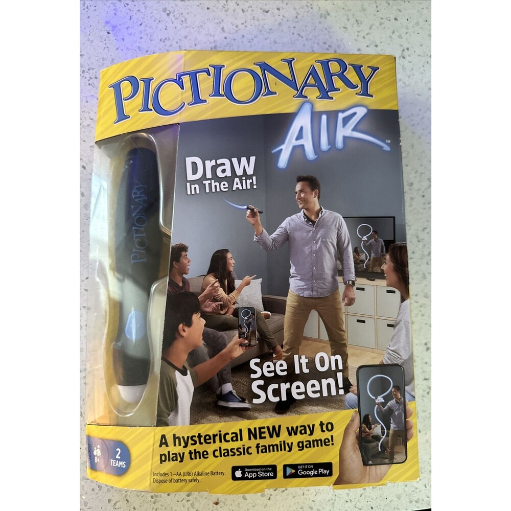 Mattel Pictionary Air Game Updated Classic Family Fun Board Game Night GGC71